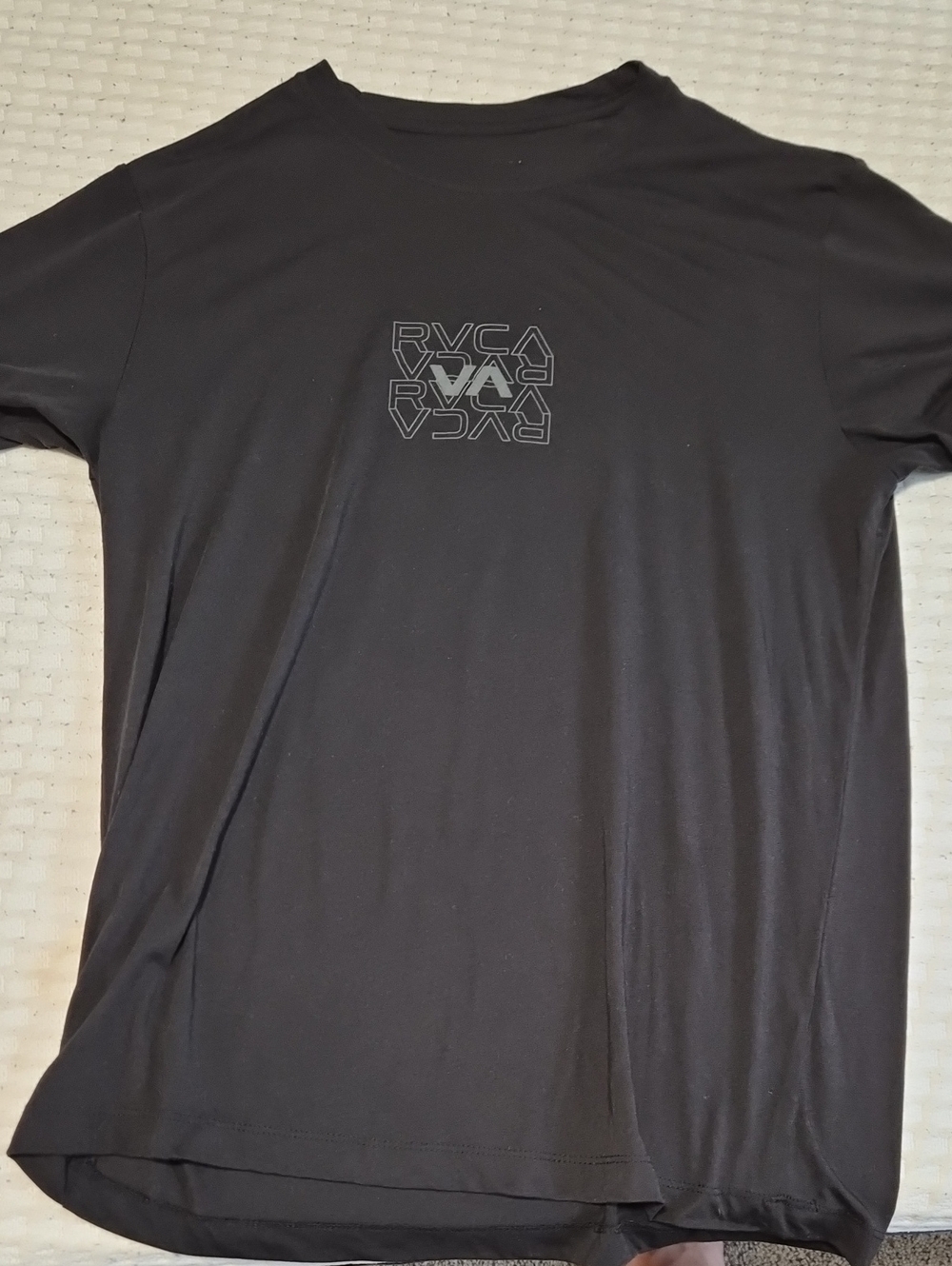 RVCA Black Short Sleeve Graphic Tee